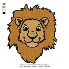Lambert The Lion 02 Embroidery Designs
